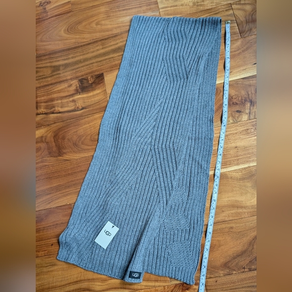 Ugg Australia Ribbed Knit Long Length Scarf Nwt ❤️ - Picture 5 of 7